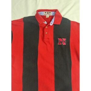 Vintage Nebraska Polo Shirt Men's Medium Red Embroidered Huskers University 90s